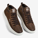 Sapatênis Ferracini Masculino Chocolate Gold