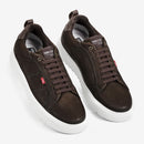 Sneaker Masculino de Couro Tabaco Lancy